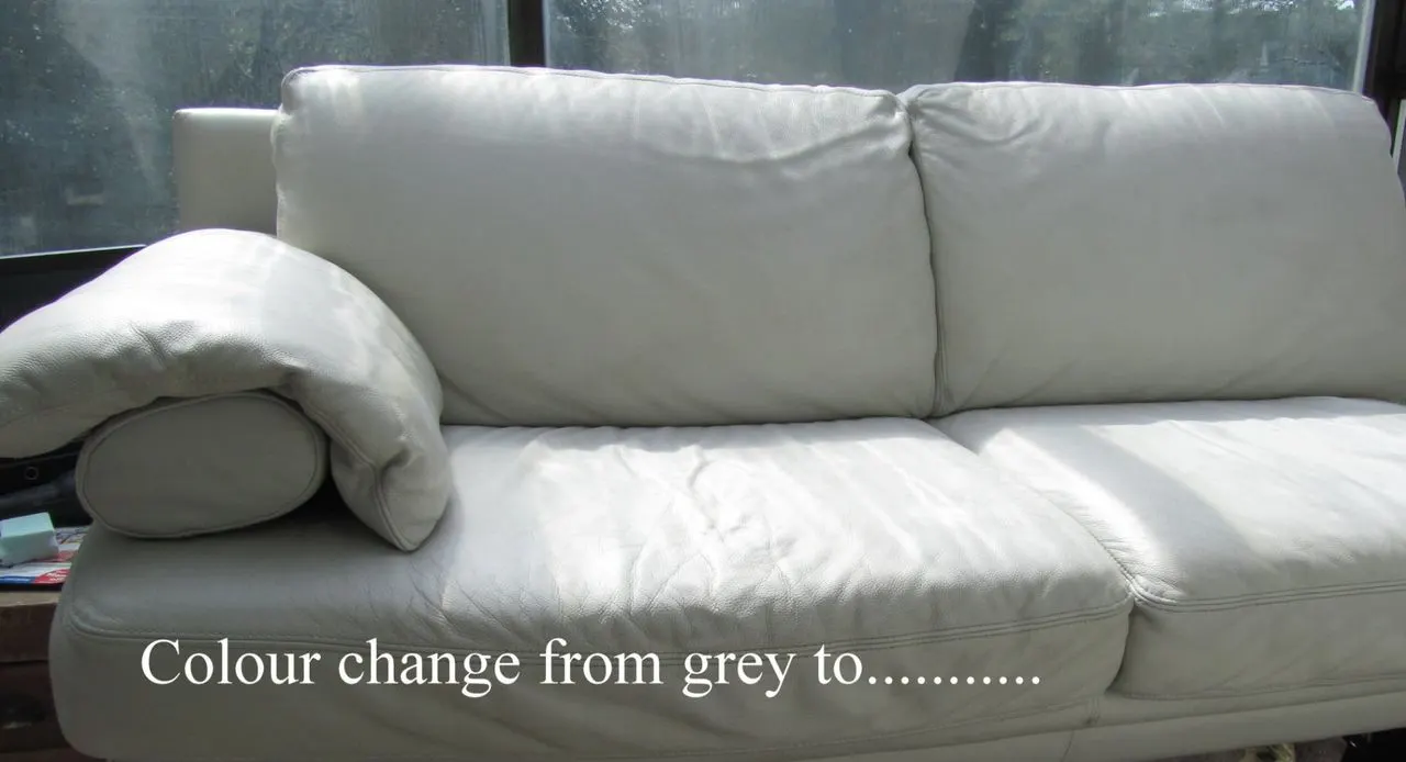 Leather upholstery repair completed on site by Leathermend