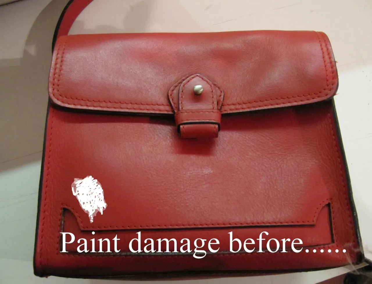 Leather furniture repair carried out on site by Leathermend Yorkshire