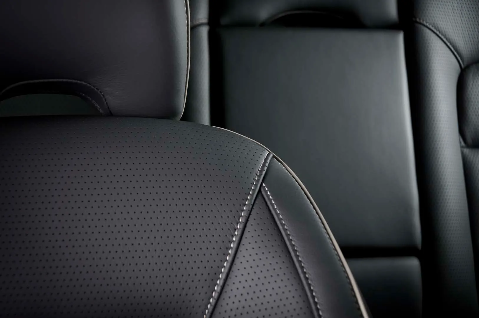Black leather sports car interior seat repaired by Leathermend Yorkshire